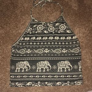 Halter crop tank